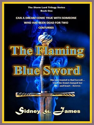 cover image of The Flaming Blue Sword